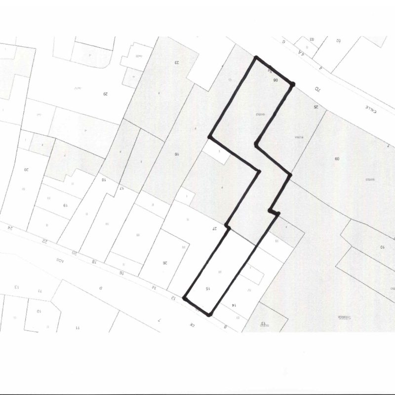 Venta de solar urbano en el centro de El Barco de Ávila