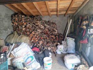 Casa rústica con leñera en Navaescurial (Ávila)